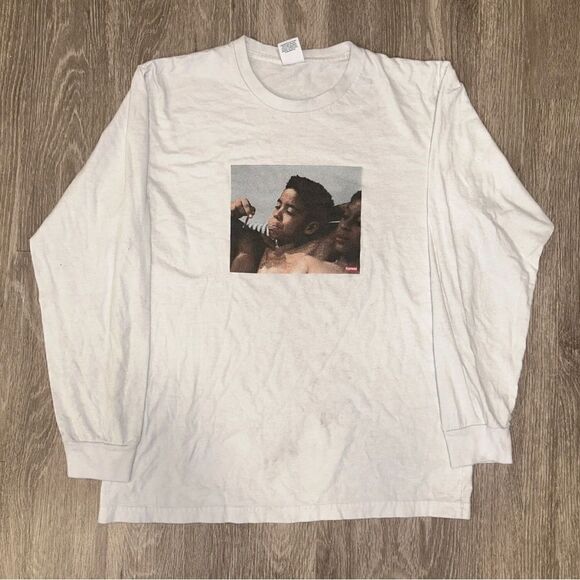 Supreme Kids Blunts 'Jesus Christ What Happened' Long Sleeve kids the movie - Picture 1 of 5